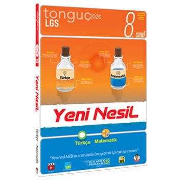 8. Sınıf LGS Türkçe Matematik Yeni Nesil Soru Bankası Tonguç Akademi