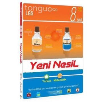 8. Sınıf LGS Türkçe Matematik Yeni Nesil Soru Bankası Tonguç Akademi