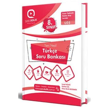 8. Sınıf LGS Türkçe Soru Bankası-Sorukolik Yayınları