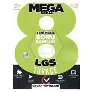 8.Sınıf LGS Türkçe Yeni Nesil Soru Bankası-Cevap Yayınları