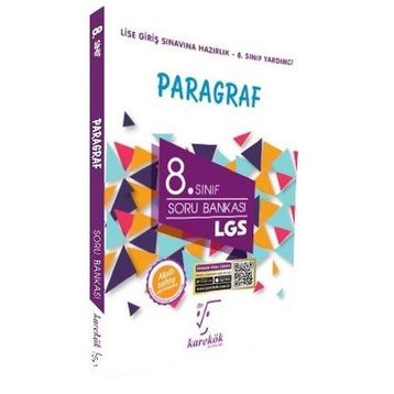 8. Sınıf LGS Türkçe Yeni Nesil Soru Bankası - Paragrafın Şifresi Yayınları