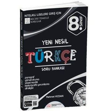 8. Sınıf LGS Türkçe Yeni Nesil Soru Bankası - Paragrafın Şifresi Yayınları