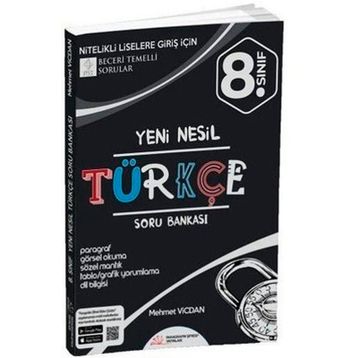 8. Sınıf LGS Türkçe Yeni Nesil Soru Bankası - Paragrafın Şifresi Yayınları