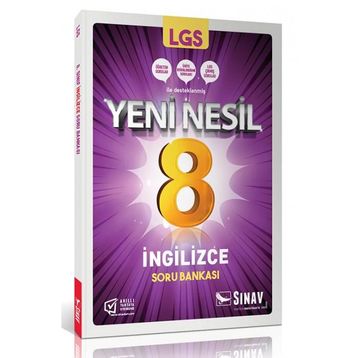 8. Sınıf LGS Yeni Nesil İngilizce Soru Bankası Sınav Dergisi Yayınları