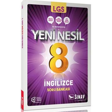 8. Sınıf LGS Yeni Nesil İngilizce Soru Bankası Sınav Dergisi Yayınları