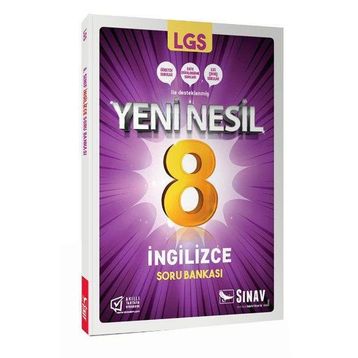 8. Sınıf LGS Yeni Nesil İngilizce Soru Bankası Sınav Dergisi Yayınları