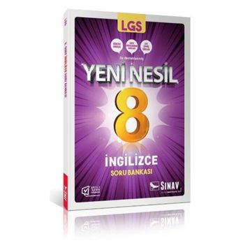 8. Sınıf LGS Yeni Nesil İngilizce Soru Bankası Sınav Dergisi Yayınları