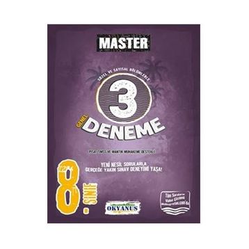 8. Sınıf Master 3'lü Deneme Okyanus Yayınları