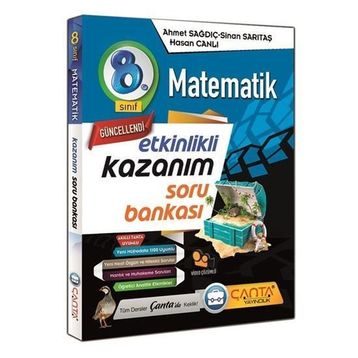 8.Sınıf Matematik Kazanım Soru Bankası Çanta Yayınları