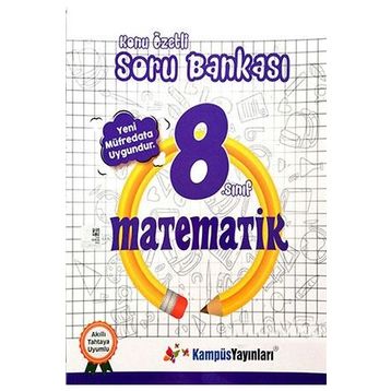8.Sınıf Matematik Konu Özetli Soru Bankası-Kampüs Yayınları