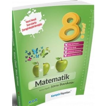8.Sınıf Matematik Konu Özetli Soru Bankası-Kampüs Yayınları
