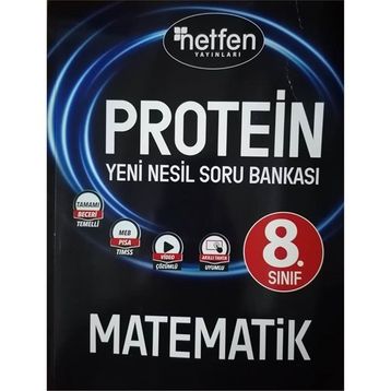 8.Sınıf Matematik Protein Yeni Nesil Soru Bankası-Netfen Yayınları