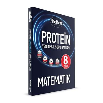 8.Sınıf Matematik Protein Yeni Nesil Soru Bankası-Netfen Yayınları