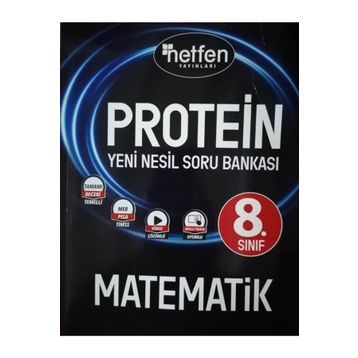 8.Sınıf Matematik Protein Yeni Nesil Soru Bankası-Netfen Yayınları