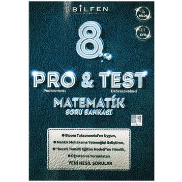8. Sınıf Matematik ProTest Soru Bankası Din Denemesi-Bilfen Yayıncılık
