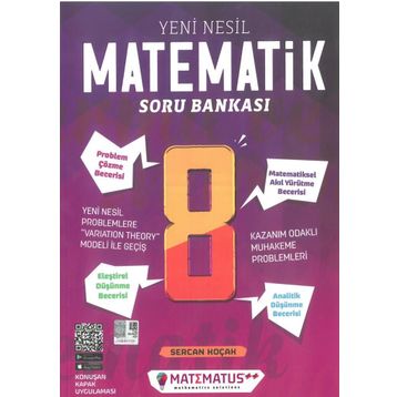 8. Sınıf Matematik Yeni Nesil Soru Bankası-Matematus Yayınları
