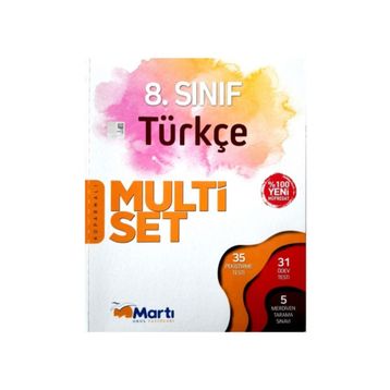 8. Sınıf Multiset Türkçe Multi Set Martı Okul Yayınları