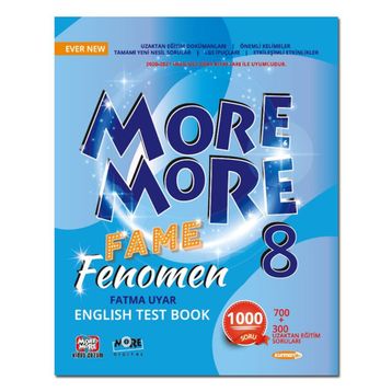 8. Sınıf New More More English Fame Fenomen Testbook - Kurmay Yayınları