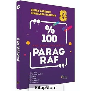8. Sınıf Okula Yardımcı %100 Soru Tipleriyle Paragraf Kollektif Fides Yayınları