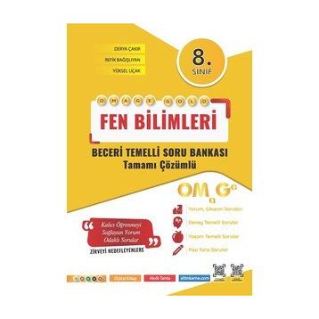 8. Sınıf Omage Gold Fen Bilimleri Soru Bankası