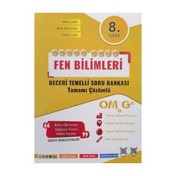 8. Sınıf Omage Gold Fen Bilimleri Soru Bankası