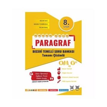 8. Sınıf Omage Gold Paragraf Soru Bankası