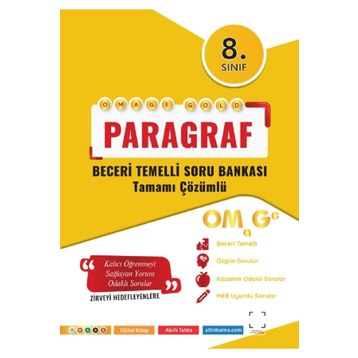 8. Sınıf Omage Gold Paragraf Soru Bankası