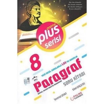 8.Sınıf Paragraf Soru Bankası Plus Serisi Palme Yayınları