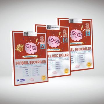 8. Sınıf Pat Bilişsel Beceriler Geliştirme Aktiviteleri Seti A B C Set-Curinous Genius Yayınları