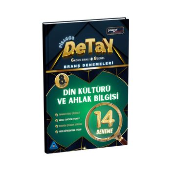 8.Sınıf Pisagor Detay 14'lü Din Kültürü ve Ahlak Bilgisi Branş Denemesi Zeka Küpü Yayınları