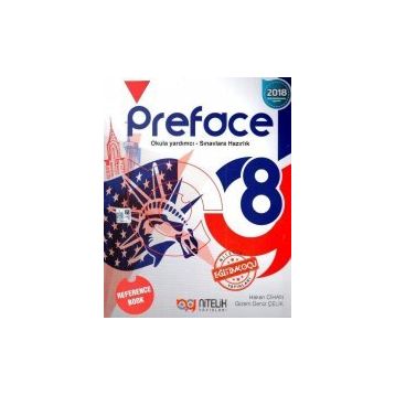 8 Sınıf Preface Reference Book Nitelik Yayınları
