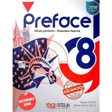 8 Sınıf Preface Reference Book Nitelik Yayınları