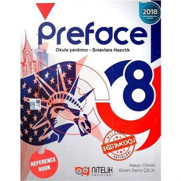 8 Sınıf Preface Reference Book Nitelik Yayınları