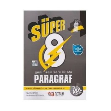 8. Sınıf Süper Lgs Paragraf Soru Bankası-Nitelik Yayınları