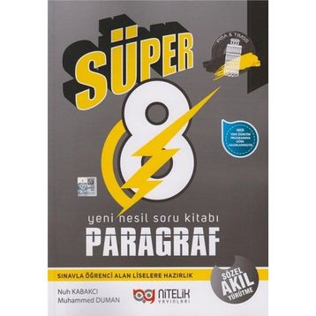 8. Sınıf Süper Lgs Paragraf Soru Bankası-Nitelik Yayınları