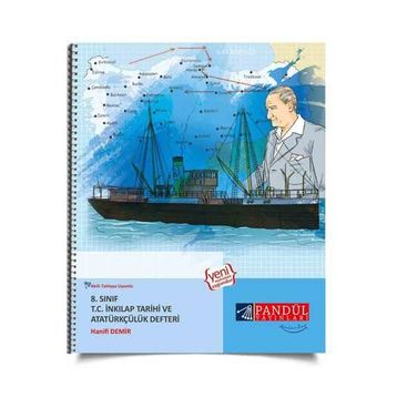 8. Sınıf T.C. İnkılap Tarihi ve Atatürkçülük Defteri Pandül Yayınları