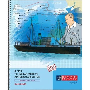8. Sınıf T.C. İnkılap Tarihi ve Atatürkçülük Defteri Pandül Yayınları