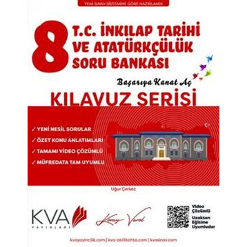 8. Sınıf T.C. İnkılap Tarihi ve Atatürkçülük Kılavuz Soru Bankası-KVA Yayınları