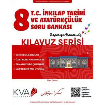 8. Sınıf T.C. İnkılap Tarihi ve Atatürkçülük Kılavuz Soru Bankası-KVA Yayınları