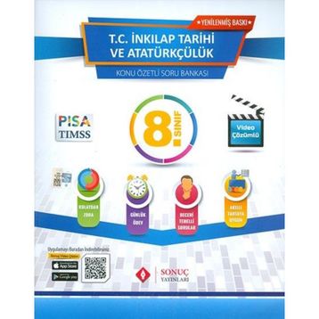 8.SINIF T.C. İNKILAP TARIHI VE ATATÜRKÇÜLÜK KONU ANLATIMLI - KOMISYON (ISBN:9789944640930)