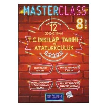 8. Sınıf T.C. İnkılap Tarihi ve Atatürkçülük Masterclass Sağlam Test Soru Bankası-Molekül Yayınları