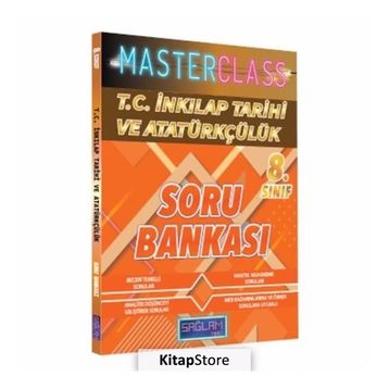 8. Sınıf T.C. İnkılap Tarihi ve Atatürkçülük Masterclass Sağlam Test Soru Bankası-Molekül Yayınları