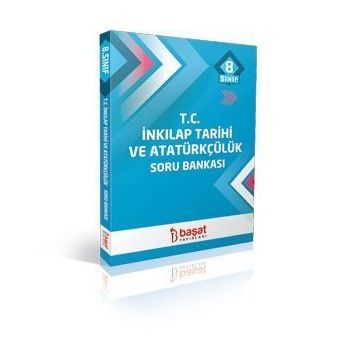 8. Sınıf T.C. İnkılap Tarihi ve Atatürkçülük Soru Bankası-Başat Yayınları
