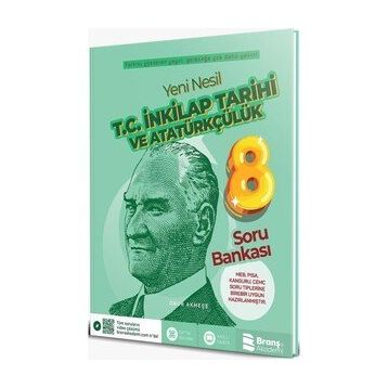 8. Sınıf T.C. İnkılap Tarihi ve Atatürkçülük Soru Bankası - Branş Akademi Yayınları