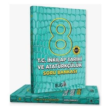 8. Sınıf T.C. İnkılap Tarihi ve Atatürkçülük Soru Bankası-Buga Yayınları