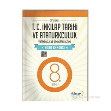 8. SINIF T.C. İNKILAP TARIHI VE ATATÜRKÇÜLÜK SORU BANKASI - KOMISYON (ISBN:9786053583967)