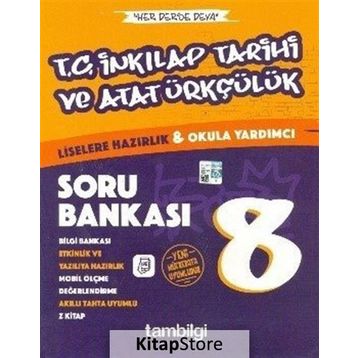8. Sınıf T.C. inkilap Tarihi ve Atatürkçülük Soru Bankası-Tam Bilgi Yayınları