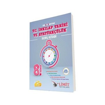 8. Sınıf T.C. İnkılap Tarihi ve Atatürkçülük Soru Kitabı - Limit Yayınları