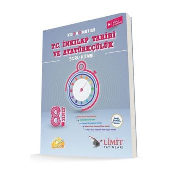 8. Sınıf T.C. İnkılap Tarihi ve Atatürkçülük Soru Kitabı - Limit Yayınları
