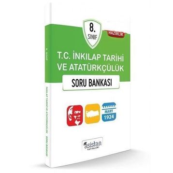 8 Sınıf TC İnkılap Tarihi Atatürkçülük Soru Bankası Asistan Yayınları